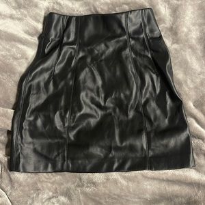 Zara leather skirt